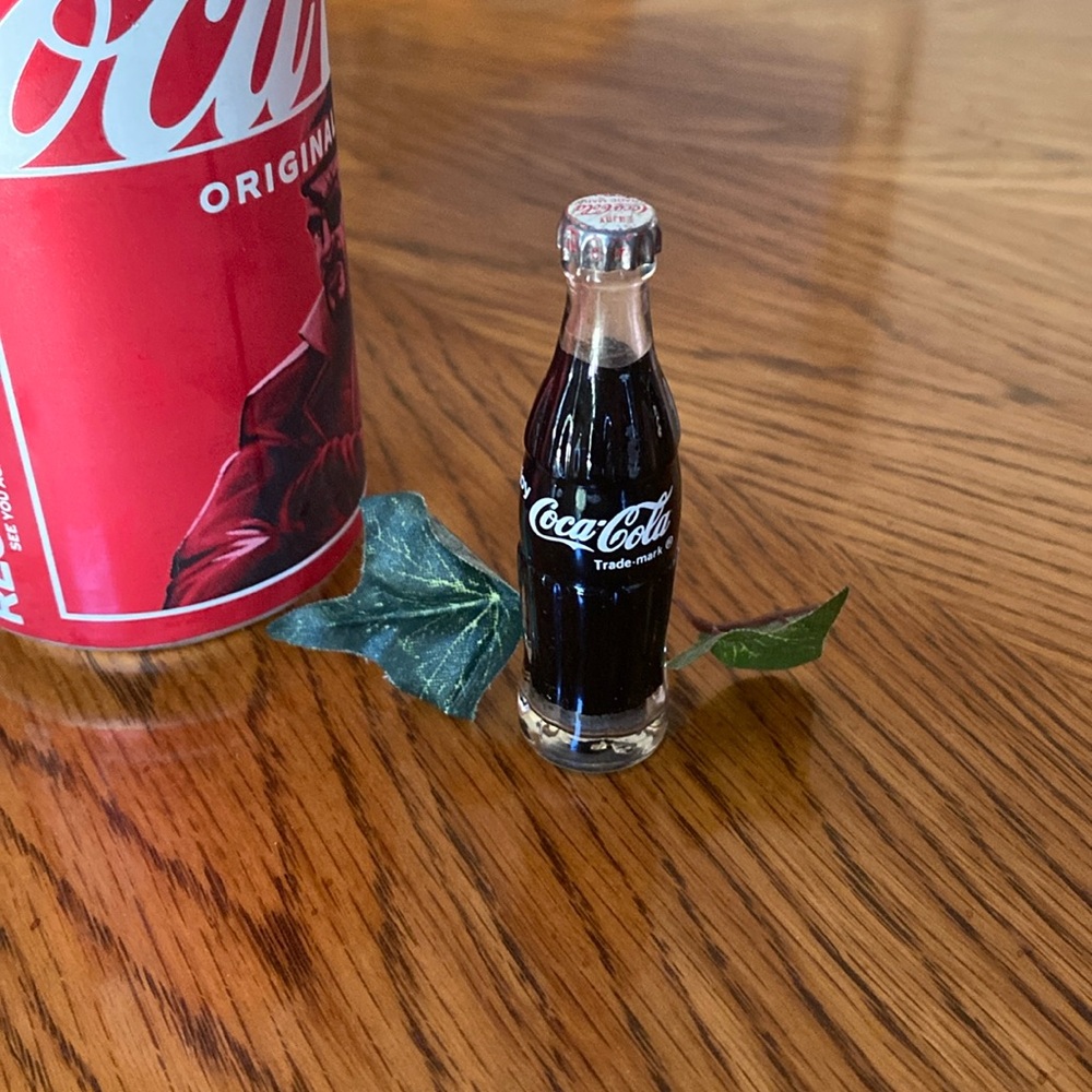 Vintage Coca Cola Glass Figurine